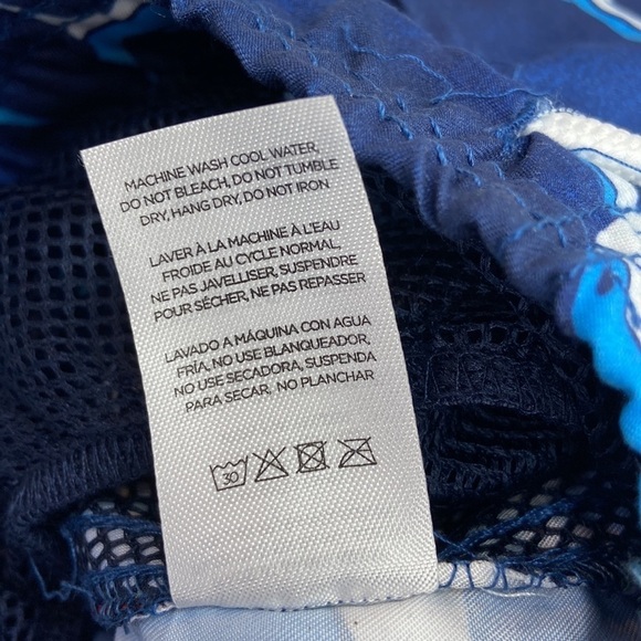 Trunks Surf & Swim Boys Shark Striped Print Swim Trunk Board Shorts Size XL NWT - Picture 13 of 15